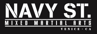 NAVY ST. MIXED MARTIAL ARTS VENICE CA logo