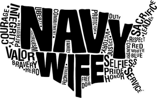 NAVY WIFE logo