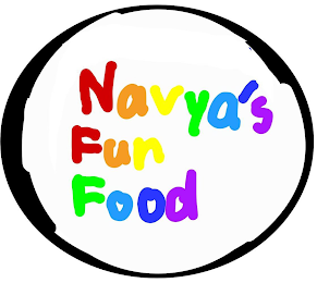 NAVYA'S FUN FOOD logo