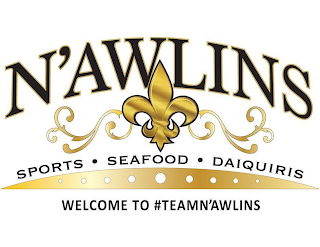 N'AWLINS SPORTS ·  SEAFOOD · DAIQUIRIS WELCOME TO #TEAMN'ALIWNS logo