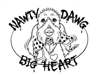NAWTY DAWG BIG HEART logo