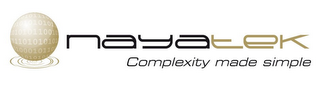 NAYATEK COMPLEXITY MADE SIMPLE logo