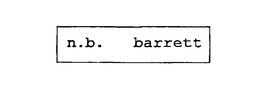 N.B. BARRETT logo