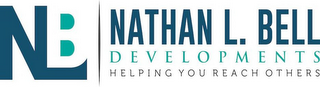NB NATHAN L. BELL DEVELOPMENTS HELPING YOU REACH OTHERS logo