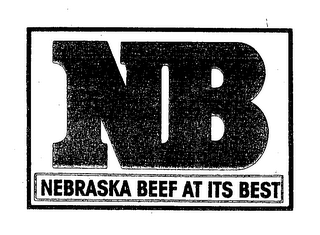 NB NEBRASKA BEEF AT ITS BEST logo