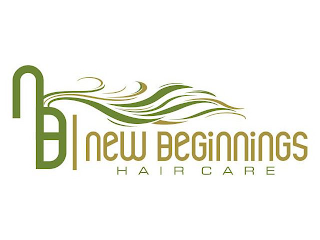 NB NEW BEGINNINGS HAIR CARE logo