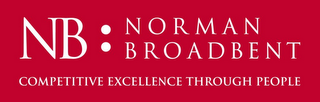 NB: NORMAN BROADBENT COMPETITIVE EXCELLENCE THROUGH PEOPLE logo