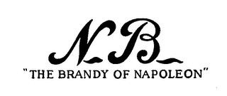 NB "THE BRANDY OF NAPOLEON." logo