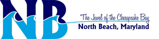 NB THE JEWEL OF THE CHESAPEAKE BAY NORTH BEACH, MARYLAND logo