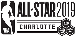 NBA ALL-STAR 2019 CHARLOTTE logo