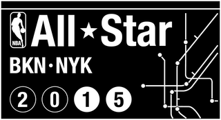NBA ALL STAR BKN · NYK 2015 logo