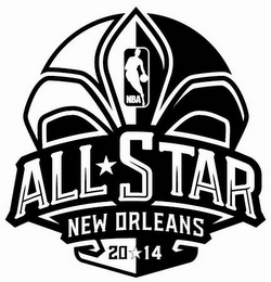 NBA ALL STAR NEW ORLEANS 2014 logo