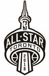 NBA ALL STAR TORONTO 2016 logo