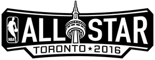 NBA ALL STAR TORONTO 2016 logo