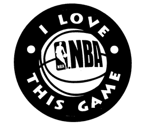 NBA NBA I LOVE THIS GAME logo