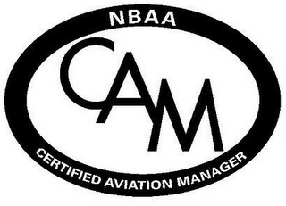 NBAA CAM CERTIFIED AVIATION MANAGER logo