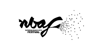 NBAF NATIONAL BLACK ARTS FESTIVAL 1990 logo