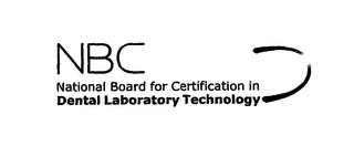 NBC NATIONAL BOARD FOR CERTIFICATION IN DENTAL LABORATORY TECHNOLOGY logo