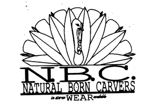 NBC NATURAL BORN CARVERS IN STEREO WEAR AVAILABLE logo