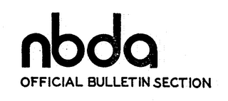 NBDA OFFICIAL BULLETIN SECTION logo