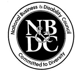 NB&DC NATIONAL BUSINESS & DISABILITY COUNCIL COMMITTED TO DIVERSITY logo