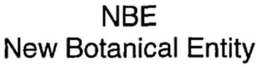 NBE NEW BOTANICAL ENTITY logo