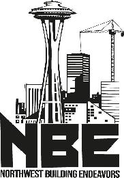 NBE NORTHWEST BUILDING ENDEAVORS logo