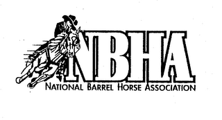 NBHA NATIONAL BARREL HORSE ASSOCIATION logo