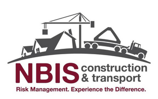 NBIS CONSTRUCTION & TRANSPORT RISK MANAGEMENT. EXPERIENCE THE DIFFERENCE. logo