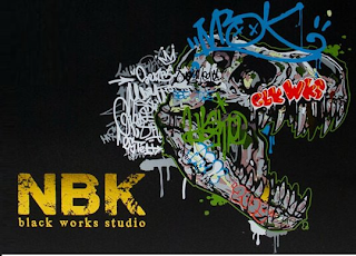 NBK BLACK WORKS STUDIO BLK WKS NBK ESTELI 20XX logo