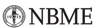 NBME NATIONAL BOARD OF MEDICAL EXAMINERS 19 15 logo