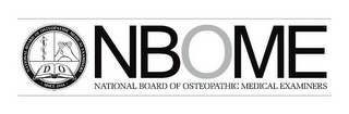 NBOME NATIONAL BOARD OF OSTEOPATHIC MEDICAL EXAMINERS SINCE 1934 DO logo