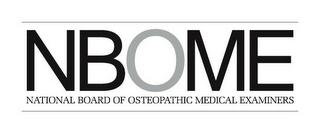 NBOME NATIONAL BOARD OF OSTEOPATHIC MEDICAL EXAMINERS logo