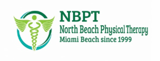 NBPT NORTH BEACH PHYSICAL THERAPY MIAMI BEACH SINCE 1999 logo