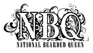 NBQ NATIONAL BEARDED QUEEN logo