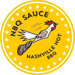 NBQ SAUCE NASHVILLE HOT BBQ logo