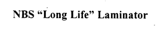 NBS "LONG LIFE" LAMINATOR logo