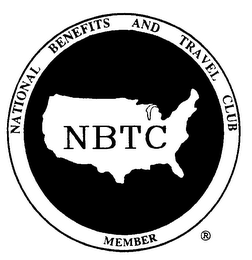 NBTC NATIONAL BENEFITS AND TRAVEL CLUB MEMBER logo