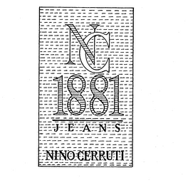 NC 1881 JEANS - NINO CERRUTI logo
