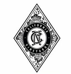 NC · CALIFORNIA VINEYARDS · logo