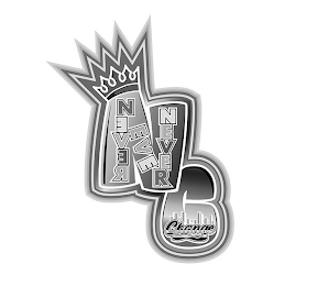 NC NEVER EVE NEVER CHANGE logo