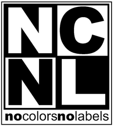 NC NL NOCOLORSNOLABELS logo