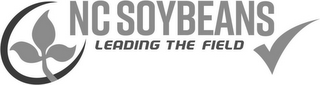 NC SOYBEANS LEADING THE FIELD logo