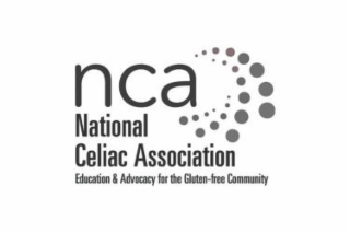 NCA NATIONAL CELIAC ASSOCIATION EDUCATION & ADVOCACY FOR THE GLUTEN-FREE COMMUNITY logo