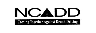 NCADD COMING TOGETHER AGAINST DRUNK DRIVING logo