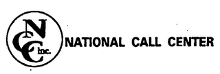 NCC INC. NATIONAL CALL CENTER logo