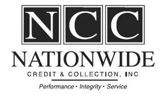 NCC NATIONWIDE CREDIT & COLLECTION, INCPERFORMANCE · INTEGRITY · SERVICE logo