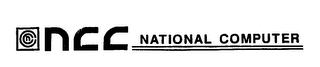 NCC NCC NATIONAL COMPUTER logo