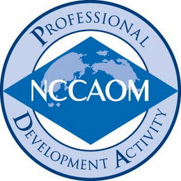 NCCAOM PROFESSIONAL DEVELOPMENT ACTIVITY logo