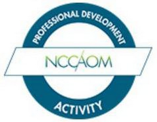 NCCAOM PROFESSIONAL DEVELOPMENT ACTIVITY logo